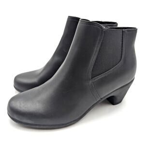 Easy Spirit Caelan Round Toe Ankle Booties Women's Black Size US6M EU36.5